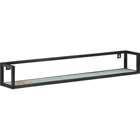 Maison Exclusive - Wandregale 2 Stk. 120 cm Altholz Massiv (1/5)