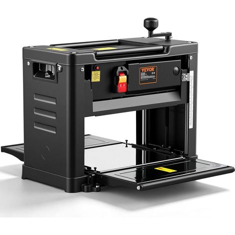 Réglage Facile Manivelle Raboteuse à Bois sur Table 2000W 33cm Rabot Stationnaire Électrique 2 Lames pour Bois Dur Tendre (1/5)