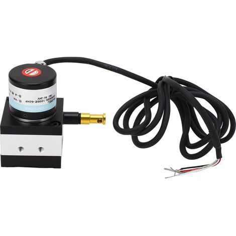 GARRYFIZH Codeur à câble traction impulsion course optionnel incrémental interrupteur câble diamètre 38mm plage 10‑1200mm DC5‑24V - Réglage simple