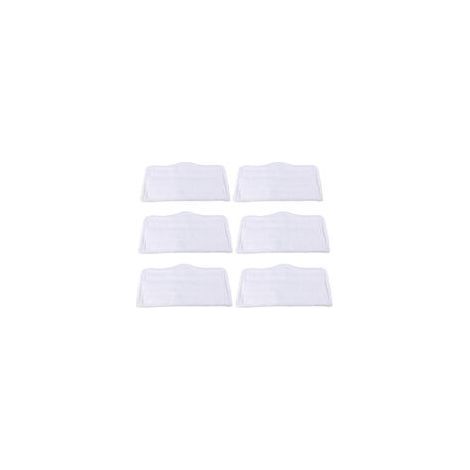 Set mit 6 Mikrofaser-Reinigungspads für Shark S3101, S3202, S3250 und S3251 Dampfreiniger - Crezuo
