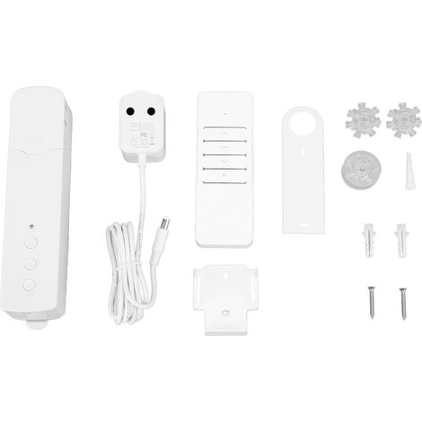 Store enrouleur motorisé WIFI pour stores à chaîne, commande vocale et APP, avec télécommande, prise EU 100-240V (1/5)