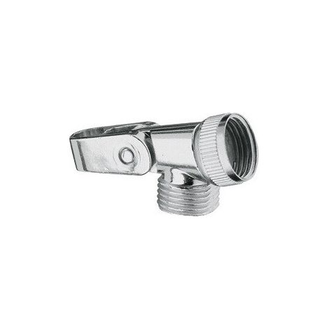 Support douchette 1/2 chrome