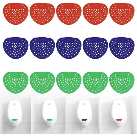 15 Pieces Urinal Screens, Urinal Pellets, Urinal Filter with Perfume, Urinal Desodorizer, Urinal Sieve, Urinal Filter for Hotels, Apartments, Shopping Malls, Schools (1/5)