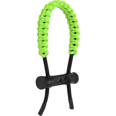 Dragonne de poignet pour arc à poulies, cordon tressé ajustable pour l'entraînement et le fitness (vert) (1/5)