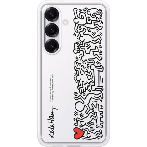 Custodia a libro Samsung per Galaxy S25, colore bianco (1/5)