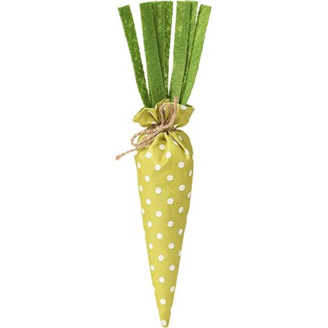 Carrot - Decoration En Tissu Pour Pâques - Pour Table Et Intérieur - Lot De 1 Pièce (1/5)