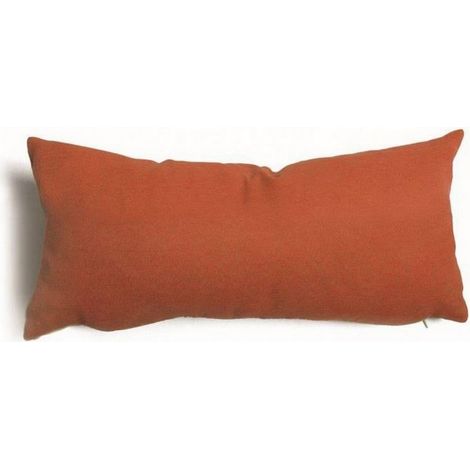 Cuscino decorativo Tulipano sfoderabile 60% poliestere 40% cotone ruggine cm 60x30 imbottitura fiocco di silicone 100% poliestere (1/2)