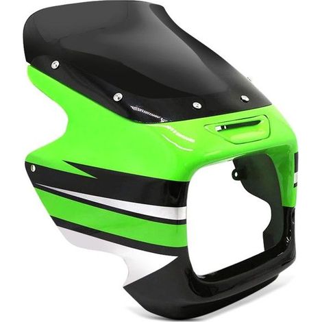 Placca faro + Parabrezza per Kawasaki ZRX 1100 97-00 Zaddox (1/4)