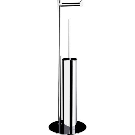 Nimco Unix - Porte papier-toilette et brosse WC, chrome UN 3095E-26 (1/2)
