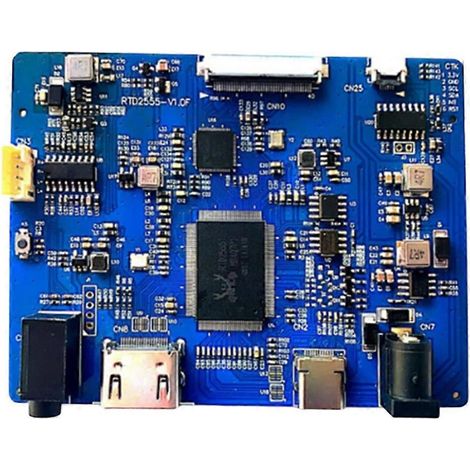 LCD-Einzeilen-Display-Treiberplatine mit Unterstützung für kapazitive Touch- und Audio-Schnittstelle (1/5)
