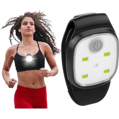 Lampe frontale LED réfléchissante rechargeable par USB 4 modes d'éclairage idéale pour la course à pied et randonnée (1/5)