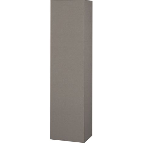 Mobile alto Duravit L-Cube Armadio alto singolo 1 anta, 3 ripiani in vetro, 1 ripiano in legno, battuta sinistra, altezza min. 1321 mm - max. 2000 mm, larghezza min. 250 mm - max. 500 mm, profondità min. 200 mm - max. 363 mm, colorazione: Terra Opaco - LC (1/4)