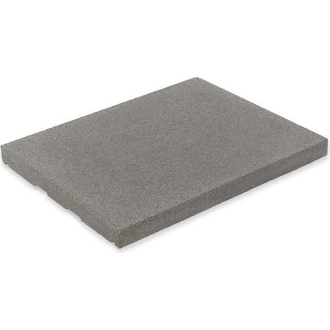 Cubremuros Duero 50 cm - Losa plana con goterón que evita manchas de óxido - 50 × 40 × 4 cm - Unidad - Gris