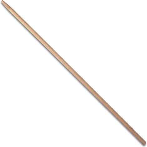 Manche râteau appointi en bois dur 150 cm – Pour râteaux à tête interchangeable – Résistant aux conditions de travail exigeantes – Forges De Magne