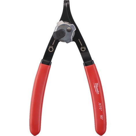 PINZA REVERSIBILE PER ANELLI ELASTICI GRANDE .070" 90° (1/2)