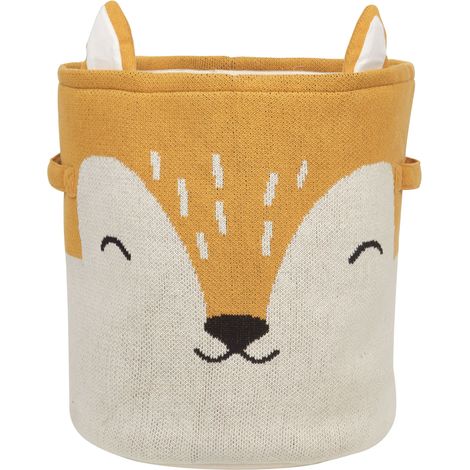 Kinder Aufbewahrungskorb Fuchs HARRORI Baumwolle Beige (1/5)