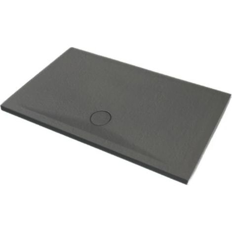 Piatto doccia 80x120 h.4 in ceramica nero Pietraceramica di (1/3)
