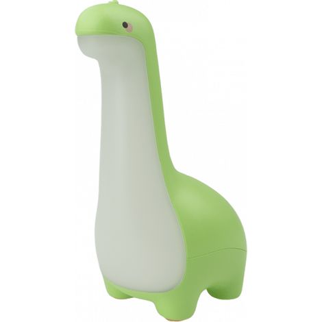 Lámpara de noche LED infantil con forma de dinosaurio, color verde, MW20724 (1/5)