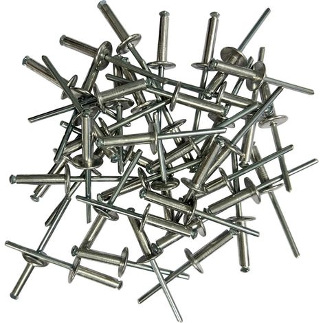 200 rivets eclateurs a tete extra large de 4.8 x 20