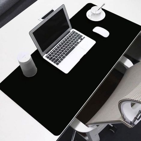 Sous-main professionnel avec rangement - Bureau - tapis de souris - dessous de plat - Sous-main en similicuir - Accessoires d Femeo (1/5)
