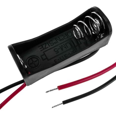 BeMatik - Battery compartment. Porte-pile plat pour 1 pile A23 8LR932 MN21 V23GA LR23 12V (1/5)