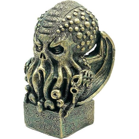 Décorations d'Halloween en bronze, statues du Mythe de Cthulhu, objets artisanaux en résine (1/5)