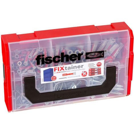 Fischer 1x DUOPOWER  con vite  -FIXtainer 210tlg.  - 535969 (1/5)
