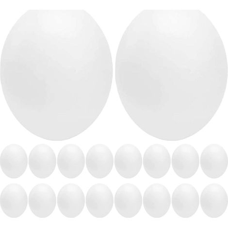 24 œufs factices pour oiseaux : nids réalistes en plastique – œufs d’entraînement pour perroquets et calopsittes – fournitures pour volières et élevage d’oiseaux. (1/4)