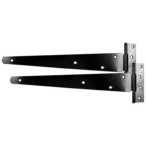 TIMCO Medium Tee Hinges Black - 10"