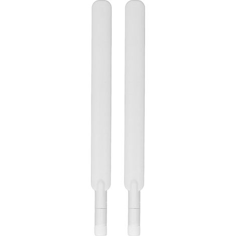 Lot 2 antennes omnidirectionnelles 4G LTE haut gain SMA mâle pliables blanc pour transmission données (1/5)