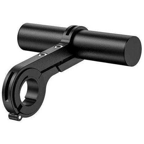 Rallonge de guidon de vélo - MICH - 10 cm - Support de fixation par collier - Pour éclairage LED - Pour compteur de vitesse (1/3)