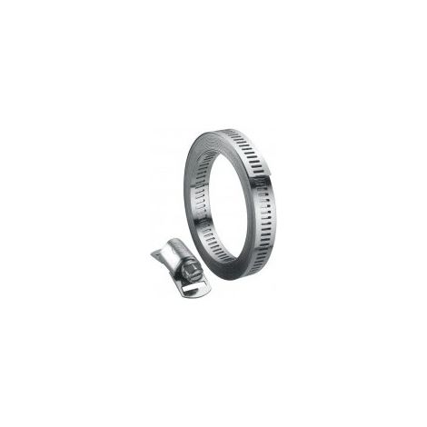 Extra lange Spannketten Eigenschaften Packung mit 30 Spannköpfen - 100 % Edelstahl W4 - Für Bandbreite 8 mm