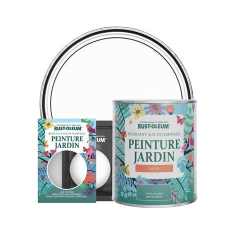 Peinture Jardin, Finition Satinée - Pierre de Lune (1/3)