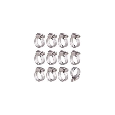 FLITI Stainless Steel Hose Clamps 9-16mm Pack of 12 (1/5)