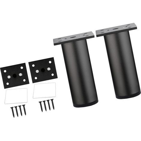 Poutre de lit télescopique réglable, Support de-10 cm sable noir (1/2)