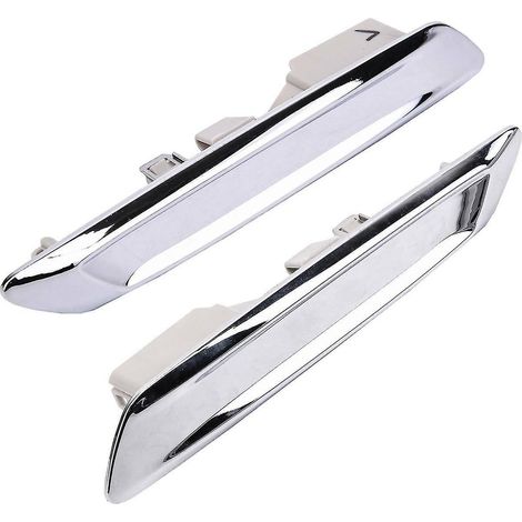 Les baguettes chromées d'aile avant gauche et droite sont compatibles avec les modèles suivants : F10, F11, 528i, 535i (référence 51137336645). (1/5)