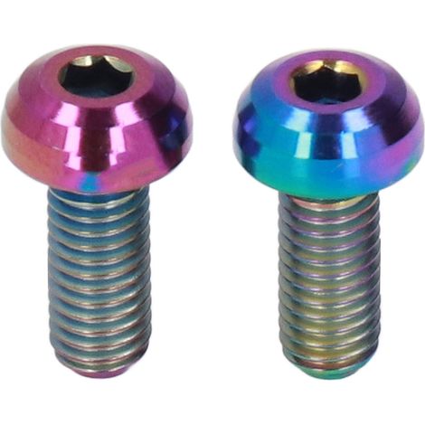 2 Vis de fixation M5x12mm pour porte-bidon vélo, boulons de montage pour support à bouteille et siège de cylindre de gaz. (1/5)