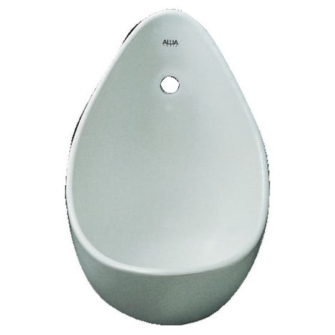 Geberit – Urinoir Aubagne – Alimentation apparente – Sortie apparente – Pour espaces confinés – Fixation par crochets de lavabo fournis