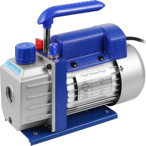 Mophorn Pompe à vide 4CFM 1/3HP HVAC Réfrigération R134A R502 R22 R12 Adaptateur de climatisation A/C