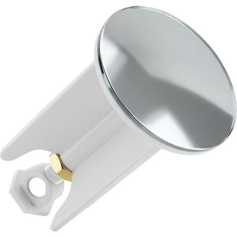 Bouchon d'évier universel de 40 mm pour lavabo de salle de bain, hauteur réglable, facile à installer, fabriqué en laiton, caoutchouc, plastique, joint et chrome poli, éviers, bidets