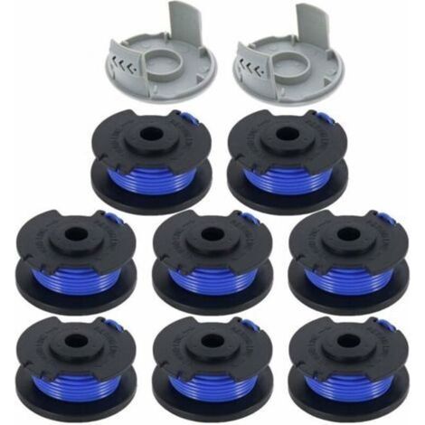 Bobines de Fil de Rechange pour débroussailleuse Compatible Ryobi One+ AC14RL3A Remplacement du fil de coupe et du câble de coupe de la tête faucheuse à bobine