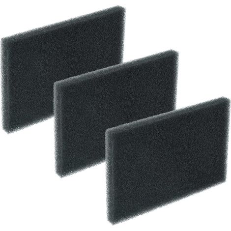 vhbw 3x filtro salva-motore compatibile con Kärcher VS5KC02/06, VS5KC02AU/06, VS5KC02CH/06, VS5KC03CH/06, VS5KC03GB/06