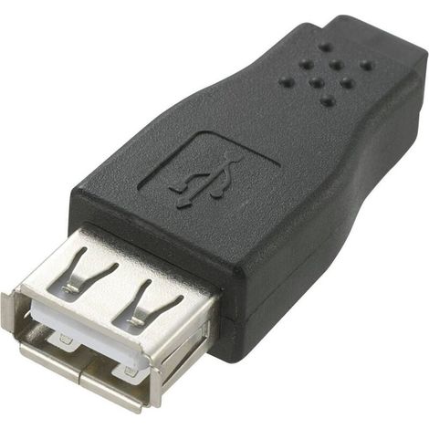 Trywise USB 2.0 Adaptateur [1x USB 2.0 type A femelle - 1x USB 2.0 femelle Mini-B] RF-4780816 0.00 m Y071762 (1/3)