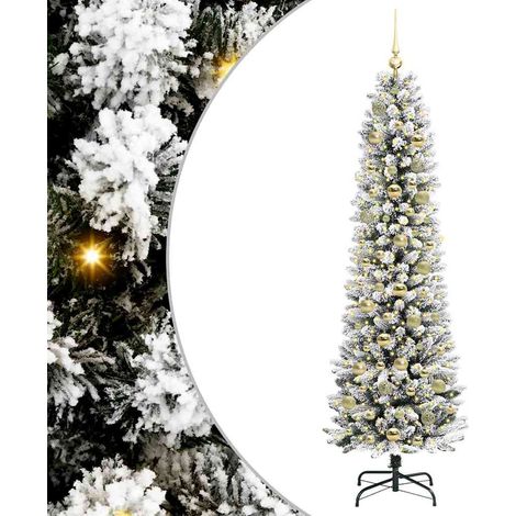 Künstlicher Weihnachtsbaum Weiß 180 cm vidaXL (1/5)