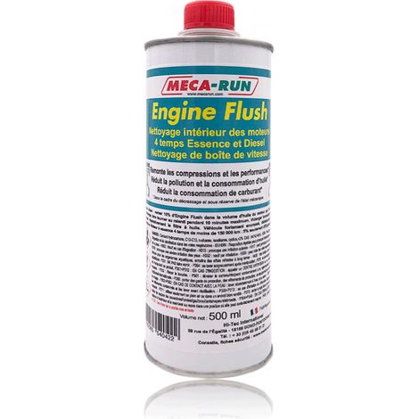 Nettoyant moteur et boîte de vitesse 500ml – Nettoyage double action pour moteurs essence et diesel – Élimine les dépôts et résidus – Mecarun