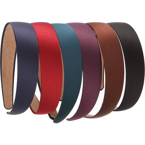 Lot de 6 serre-têtes Yishenyishi - Rigides - Antidérapants - 2,5 cm de large - Pour femme (1/5)