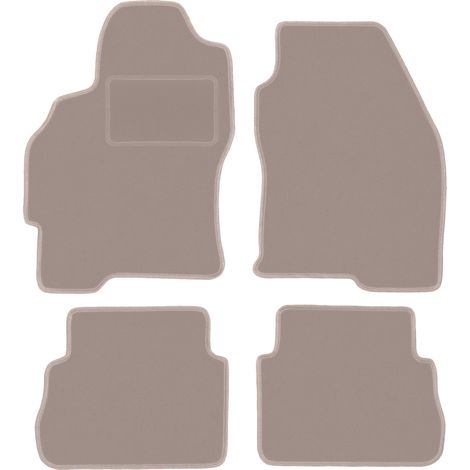 Tappetini auto in velluto per: Ford Mondeo MK2 station wagon, berlina, liftback, hatchback (1996-2000) beige (1/5)