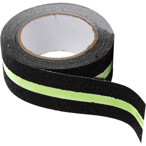 Ruban Antidérapant Facile à Appliquer en Pvc Surface Mate Lumineuse Bande Adhésive de Sécurité Phosphorescente pour Escaliers en Marbre et Bateaux (1/5)