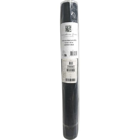 Voile occultant polyéthylène - gris - 1,2 x 25 m