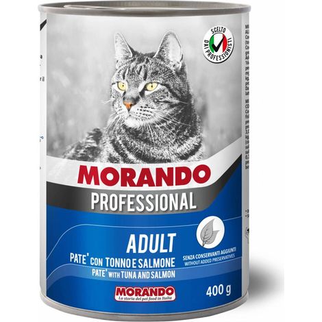 24PZ MORANDO GATTO LT. GR.400 PAT TONNO E SALMONE